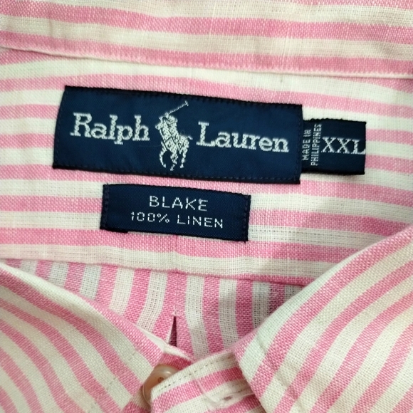 Polo Ralph Lauren / XXL Men's Long Sleeve Blake 100% Linen - Picture 3 of 6